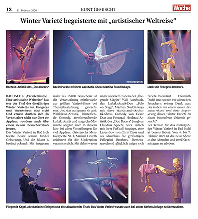 Ischler Woche - Ausschnitt der Ausgabe 02 2026